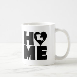 Louisiana Home Heart State Tasse oder Reisebecher