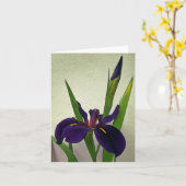 Louisiana-Iris-Anmerkungs-Karte Karte (Gelbe Blume)