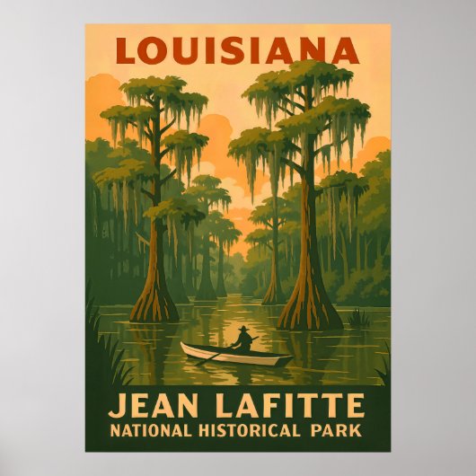 Louisiana Jean Lafitte Nationalpark 1 Poster (Vorne)