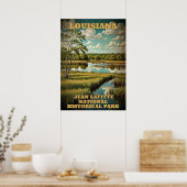 Louisiana Jean Lafitte Nationalpark 3 Poster (Küche)