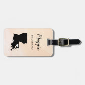 Louisiana Karte Gepäckträger Tag, Begrüßung der Ho Gepäckanhänger (Vorderseite horizontal)