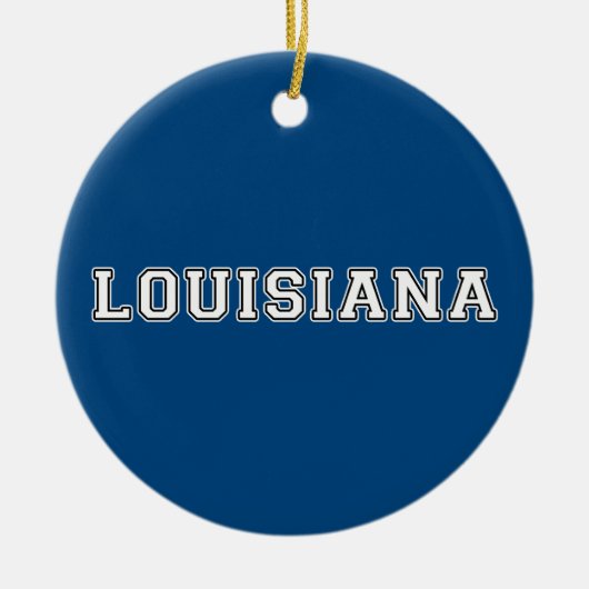 Louisiana Keramik Ornament (Vorne)