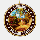 Louisiana Keramik Ornament (Hinten)