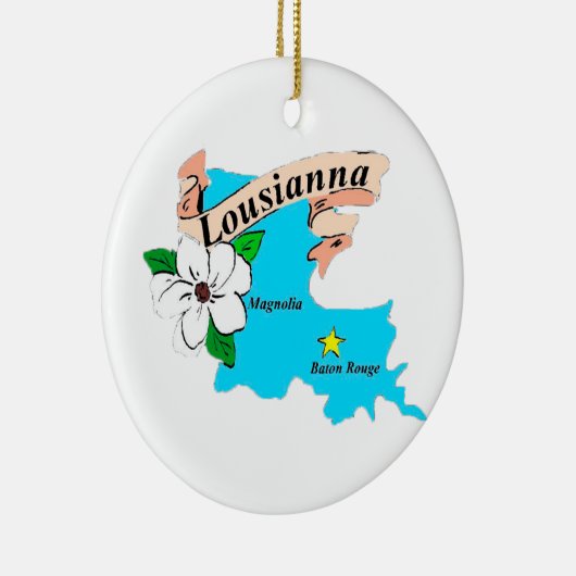 Louisiana Keramik Ornament (Rechts)