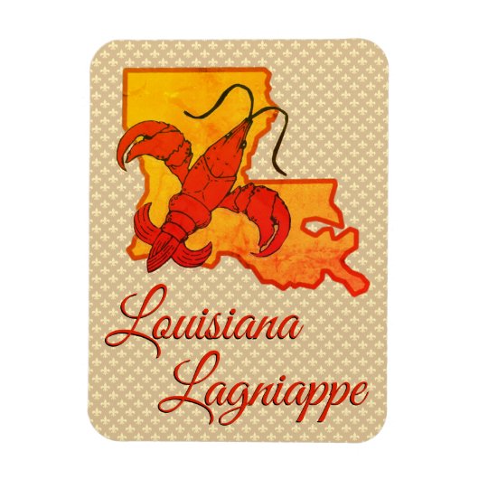 Louisiana Lagniappe Magnet (Vertikal)