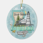 Louisiana Lighthouse Keramik Ornament (Links)