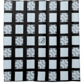 Louisiana-Lilie Cajun kundenspezifischer Duschvorhang (Vorderseite)