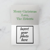 Louisiana Lilie Cajun Weihnachtsbaum & Geschenk Karte (Innenseite)