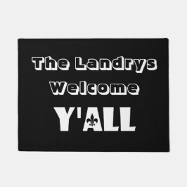 Louisiana-Lilie Cajun willkommene Matte