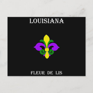 Louisiana Lilie (Mardi Gras).jpg Postkarte