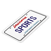 Louisiana Lizenzplatte flexibel Magnet (Linke Seite)