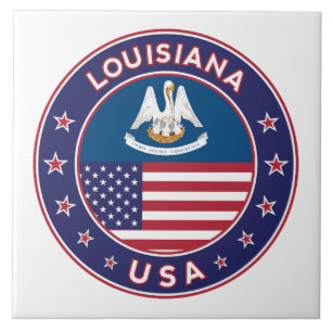 Louisiana, Louisiana Telefonzelle, Aufkleber, Tasc Fliese
