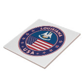 Louisiana, Louisiana Telefonzelle, Aufkleber, Tasc Fliese (Seite)