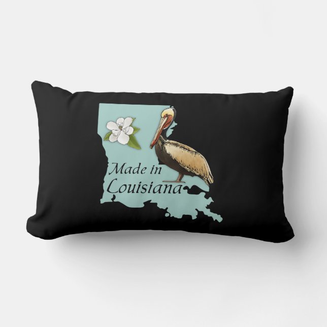 Louisiana Lumbar Throw Pillow Lendenkissen (Vorderseite)