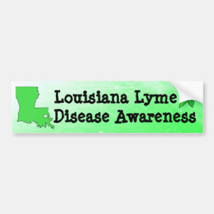 Louisiana Lyme Disease Awareness Autoaufkleber