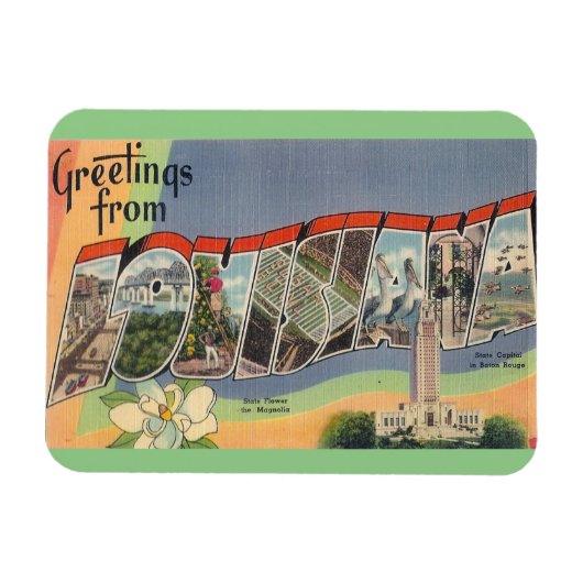 Louisiana Magnet (Horizontal)