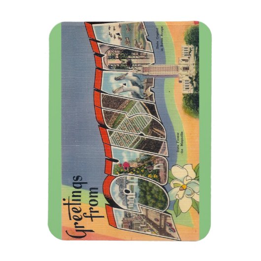 Louisiana Magnet (Vertikal)