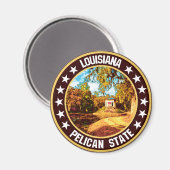 Louisiana Magnet (Vorderseite/Rückseite)