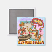 Louisiana Magnet (Vorderseite/Rückseite)