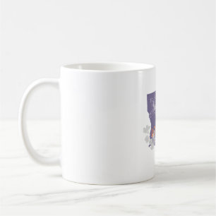 Louisiana-Magnolienblumen-Staatslogo Kaffeetasse