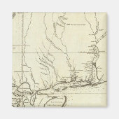 Louisiana Map Magnet (Vorne)