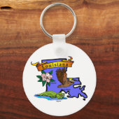 Louisiana Map Schlüsselanhänger (Vorderseite)