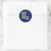 Louisiana Map Sticker (Tasche)
