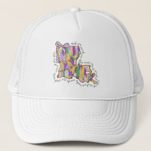 Louisiana Mardi Gras Bourbon Street Carnival Truckerkappe