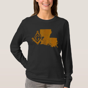 Louisiana Masons Grand Lodge F&am La Mason Father' T-Shirt