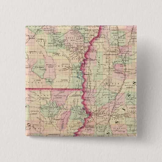 Louisiana, Mississippi Button (Vorderseite)