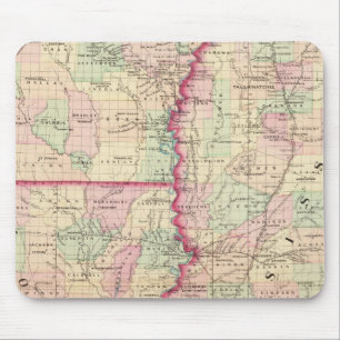 Louisiana, Mississippi Mousepad