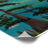 Louisiana Mitternacht Nachbarn Poster (Ecke)