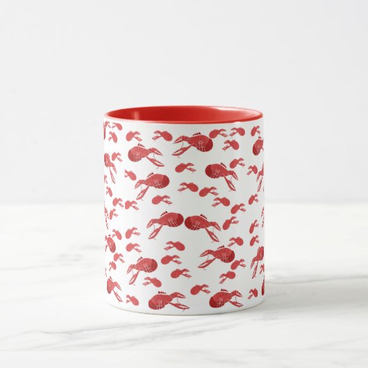 Louisiana Multi-Crawfish Pattered-Tasse Tasse (Zentrum)