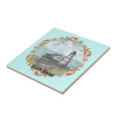 Louisiana Muscheln Lighthouse Tile Fliese (Seite)