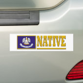 Louisiana Native Autoaufkleber (Auf Auto)