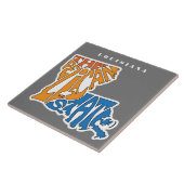 Louisiana Nickname Word Art Art Fliese (Seite)