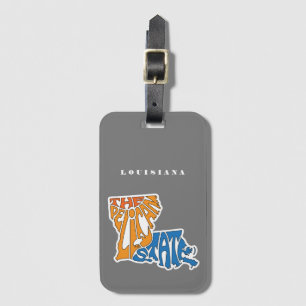 Louisiana Nickname Word Art Art Gepäckanhänger