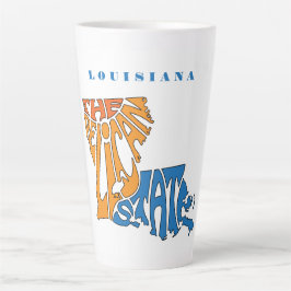 Louisiana Nickname Word Art Art Milchtasse