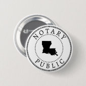 Louisiana Notary Public Button (Vorne & Hinten)