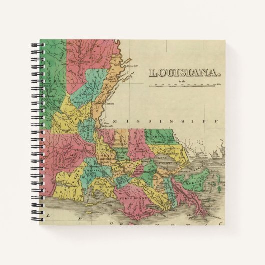 Louisiana Notizblock (Vorderseite)