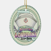 Louisiana Nurse Keramik Ornament (Rechts)