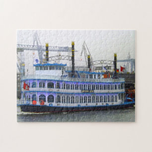 Louisiana-Paddelboot. Puzzle
