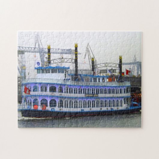 Louisiana Paddle Boat. Puzzle (Horizontal)