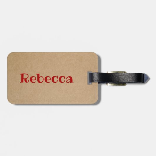 Louisiana Panzerkrebse zugelassenes Cajun Gepäckanhänger (Rückseite horizontal)