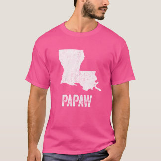 Louisiana Papaw Louisiana Silhouette Staat Coolst T-Shirt