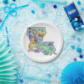 Louisiana Papierplatte Pappteller (Party)