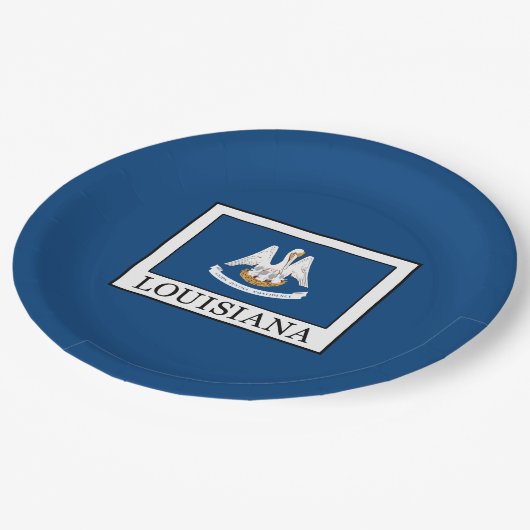 Louisiana Pappteller (Schrägansicht)