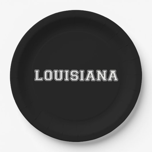 Louisiana Pappteller (Vorderseite)