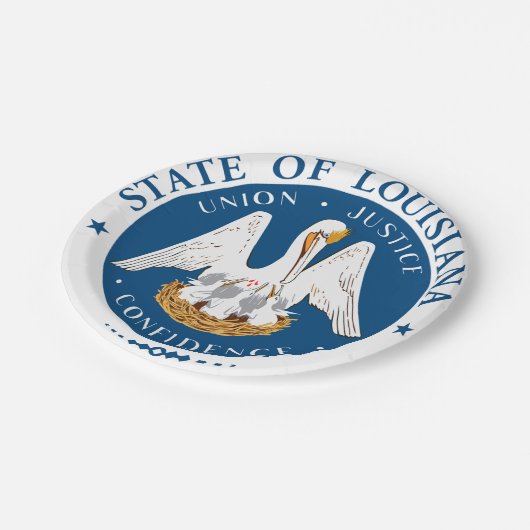 Louisiana Pappteller (Schrägansicht)