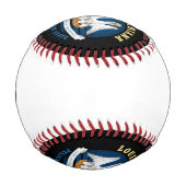 LOUISIANA PELICAN STAAT FLAG BASEBALL (Rückseite)